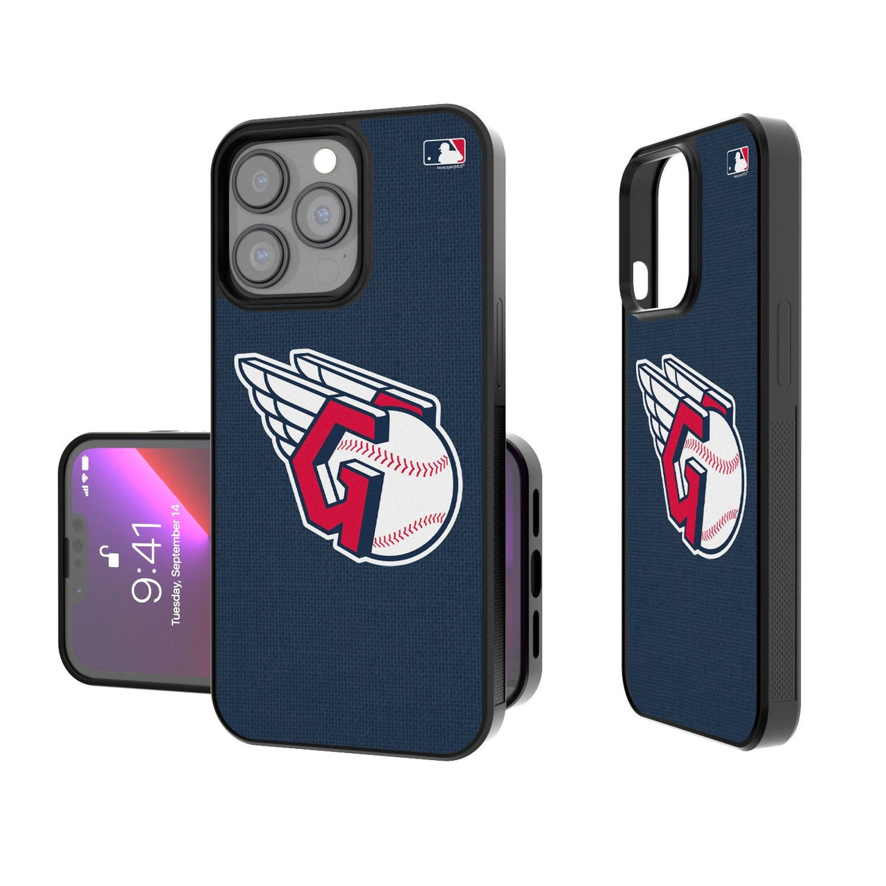 Cleveland Guardians Solid Bumper Case-0