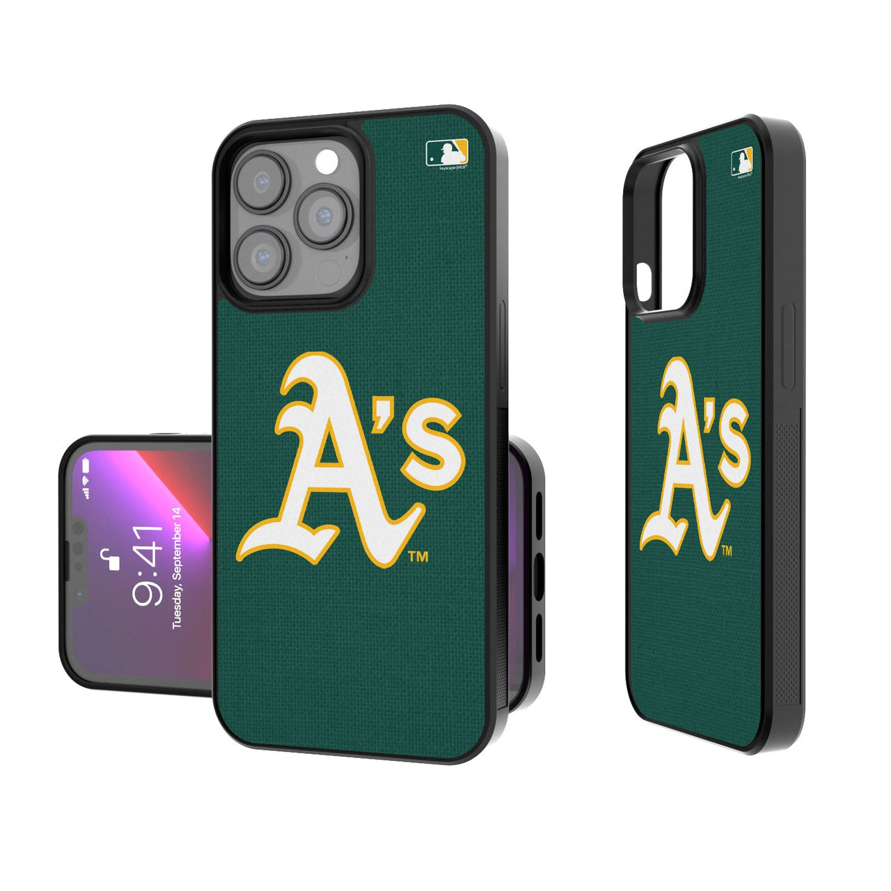 Oakland Athletics Solid Bump Case-0