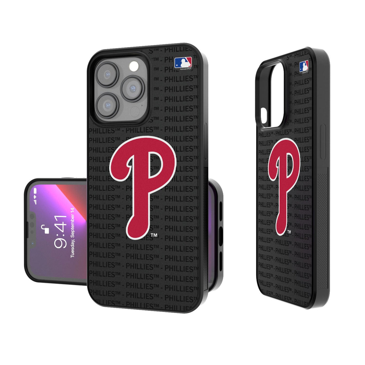 Philadelphia Phillies Blackletter Bumper Case-0