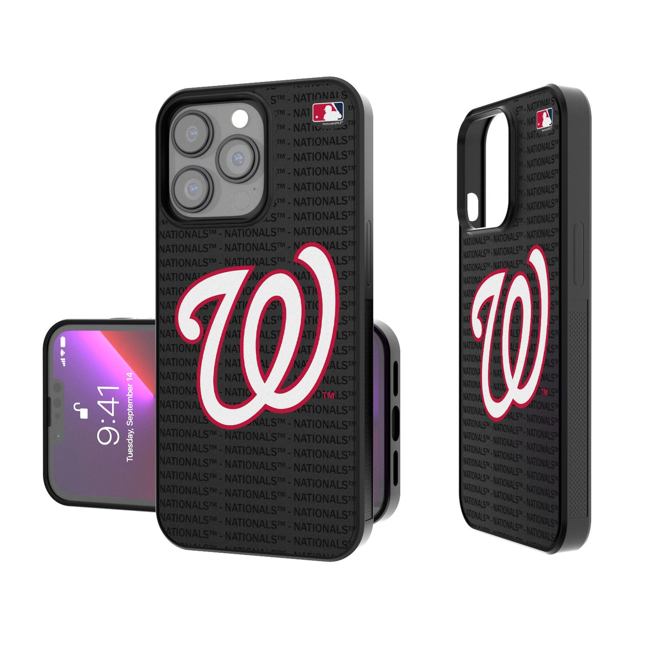 Washington Nationals Blackletter Bump Case-0