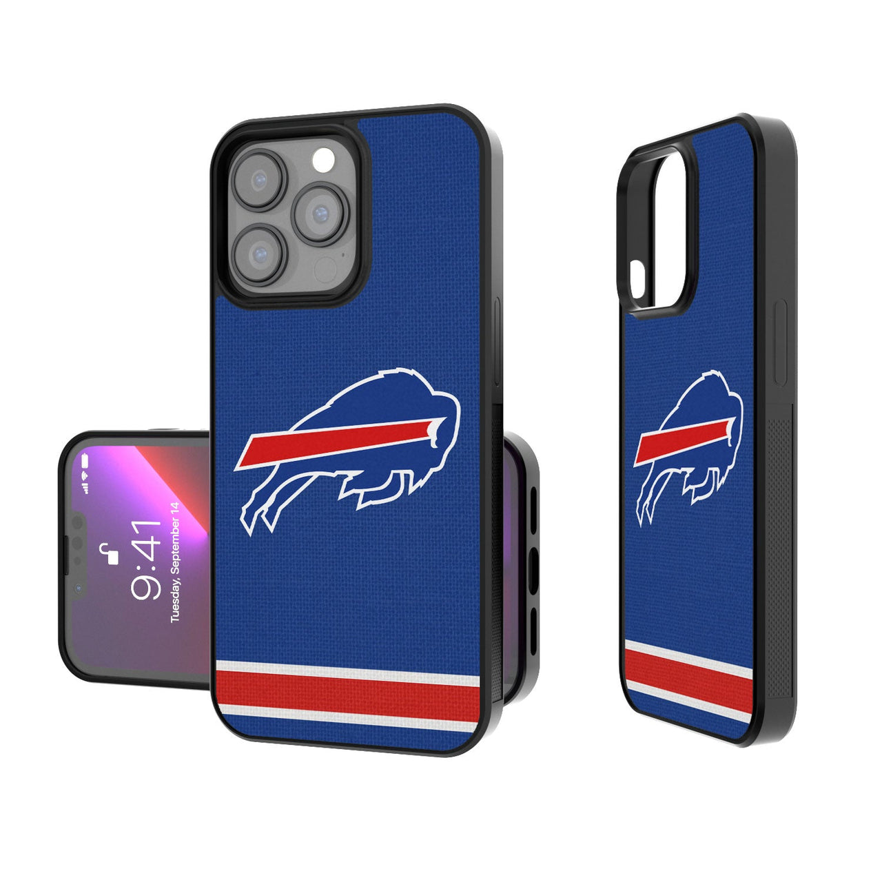 Buffalo Bills Stripe Bumper Case-0