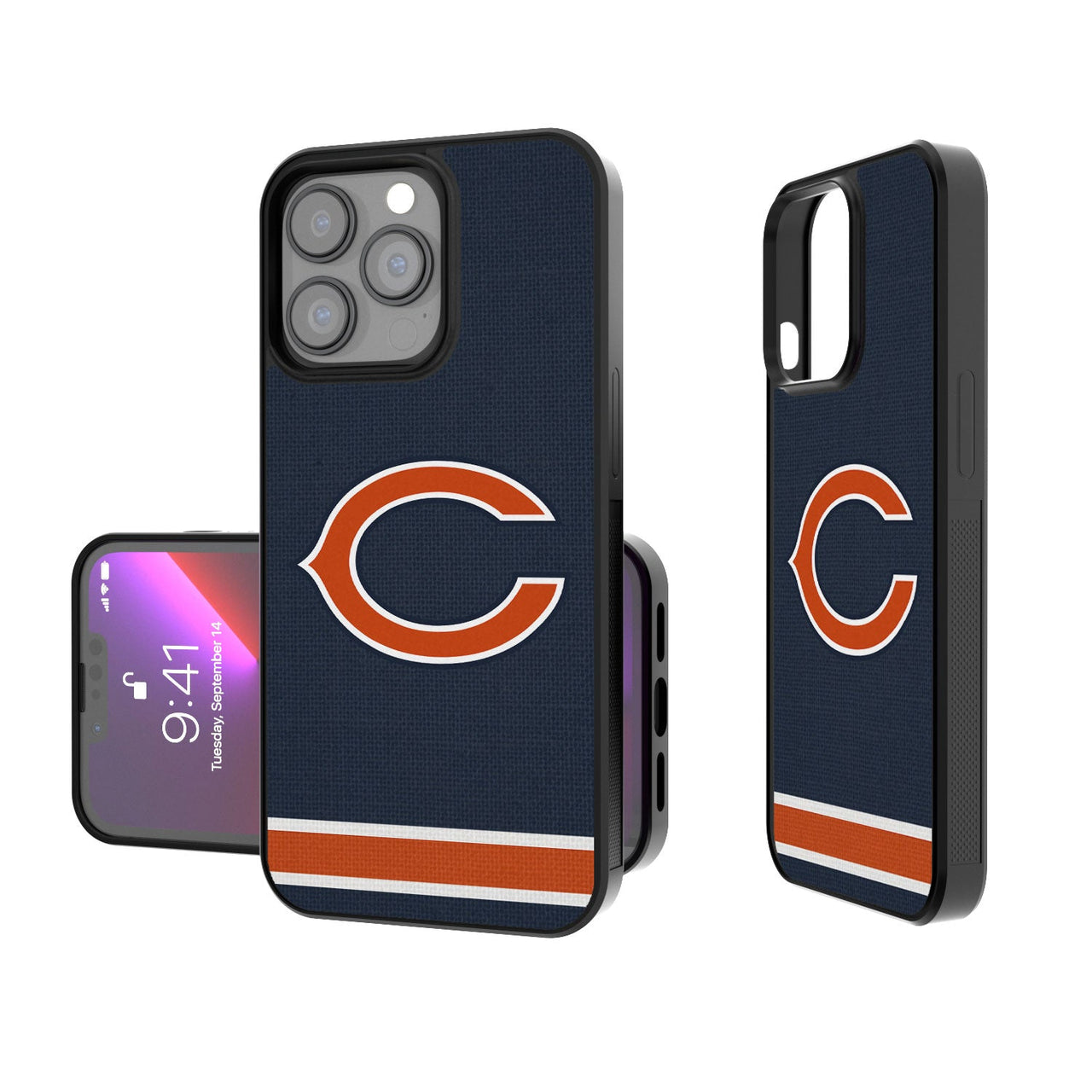 Chicago Bears Stripe Bumper Case-0