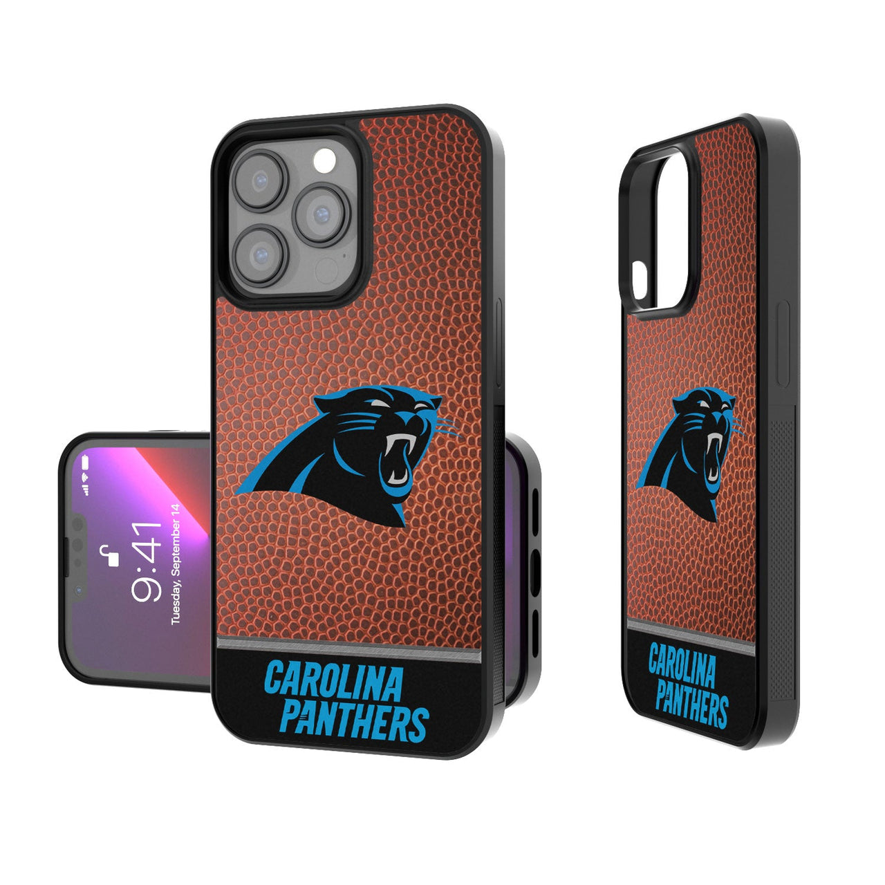 Carolina Panthers Football Wordmark Bumper Case-0