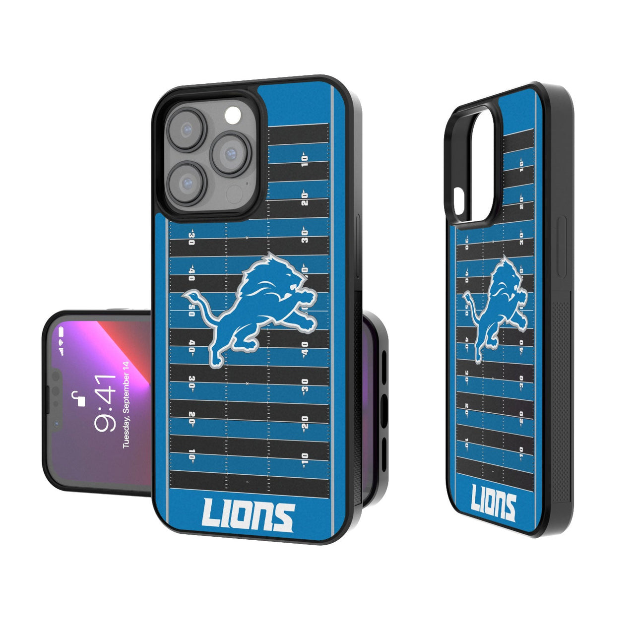 Detroit Lions Football Field Bumper Case-0