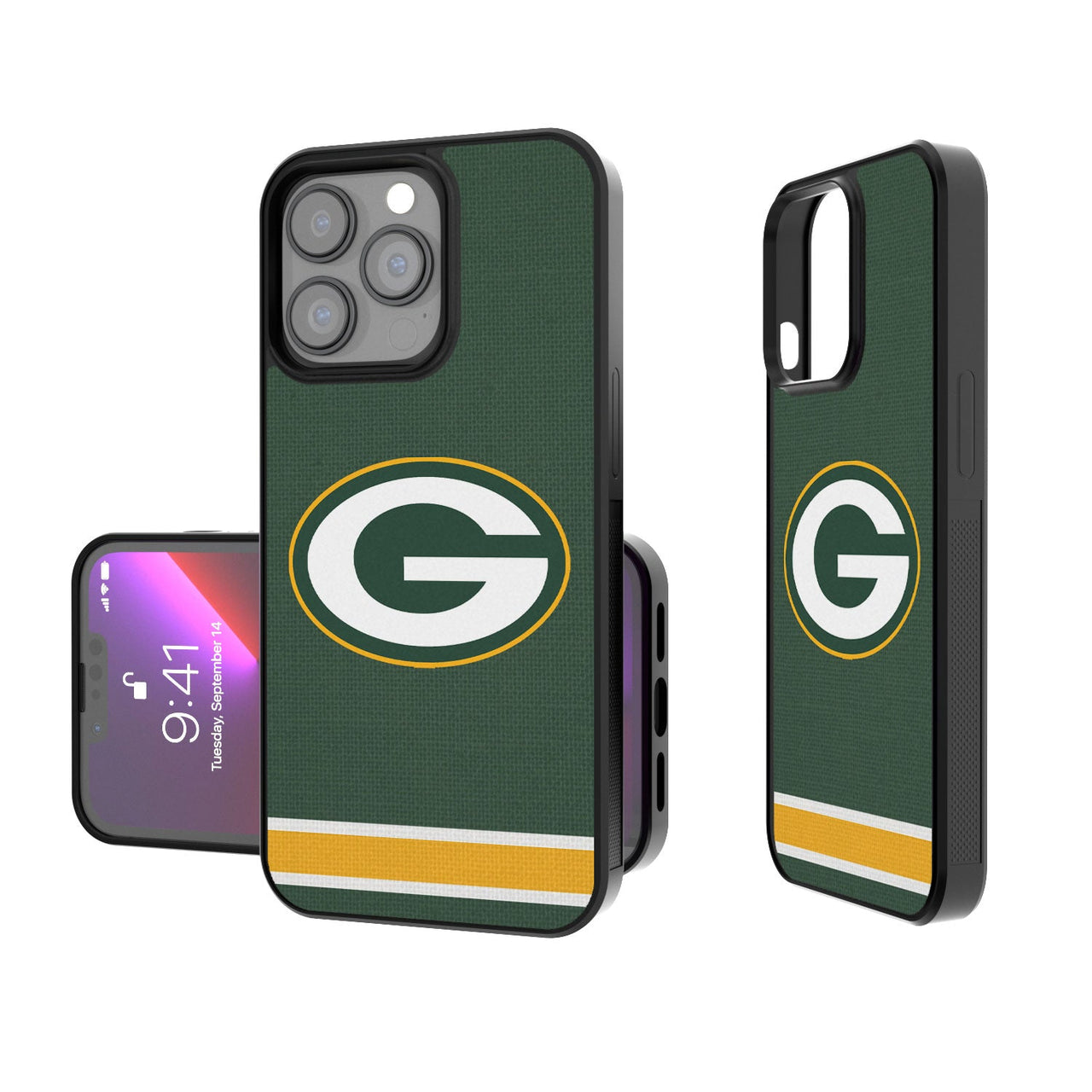 Green Bay Packers Stripe Bumper Case-0