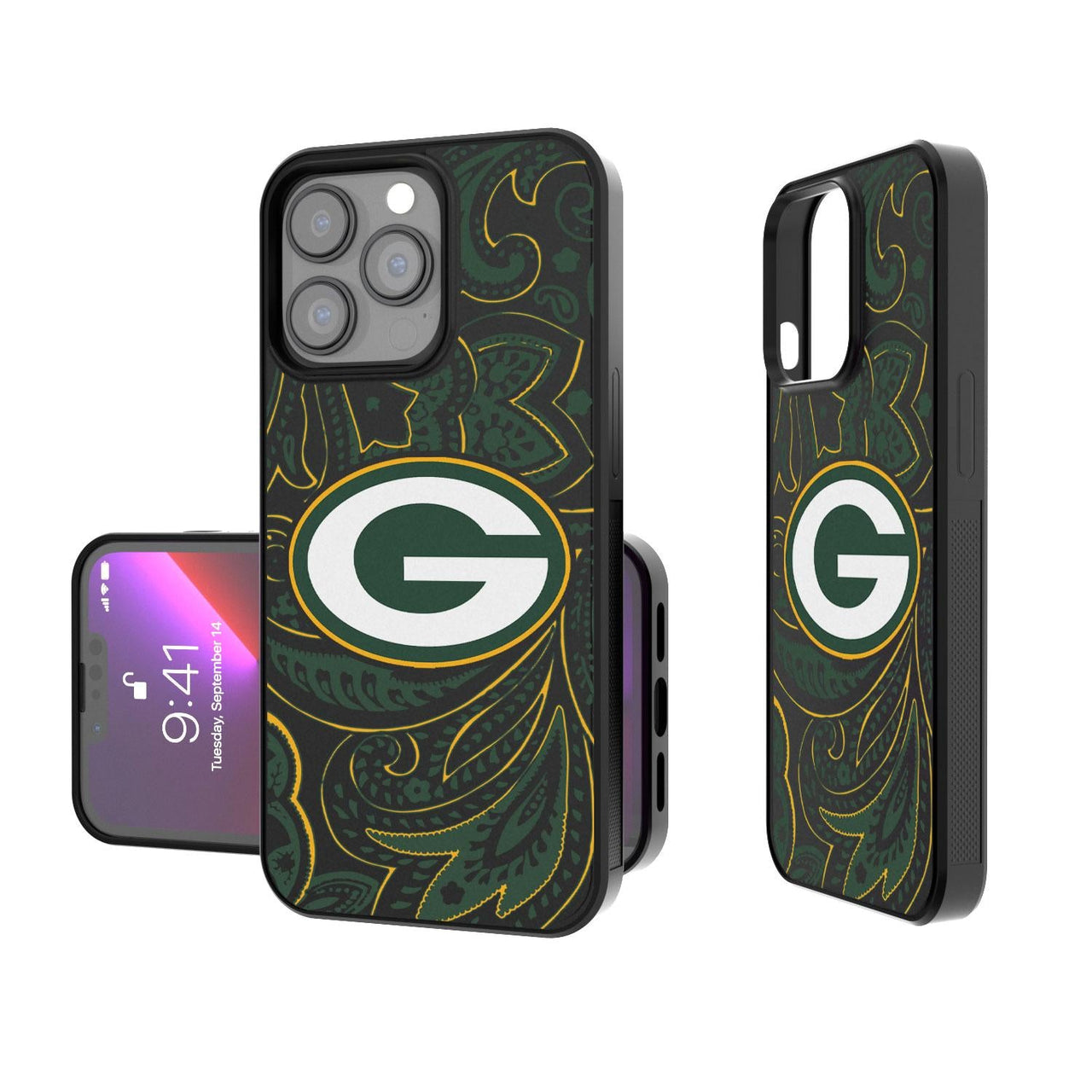 Green Bay Packers Paisley Bump Case-0