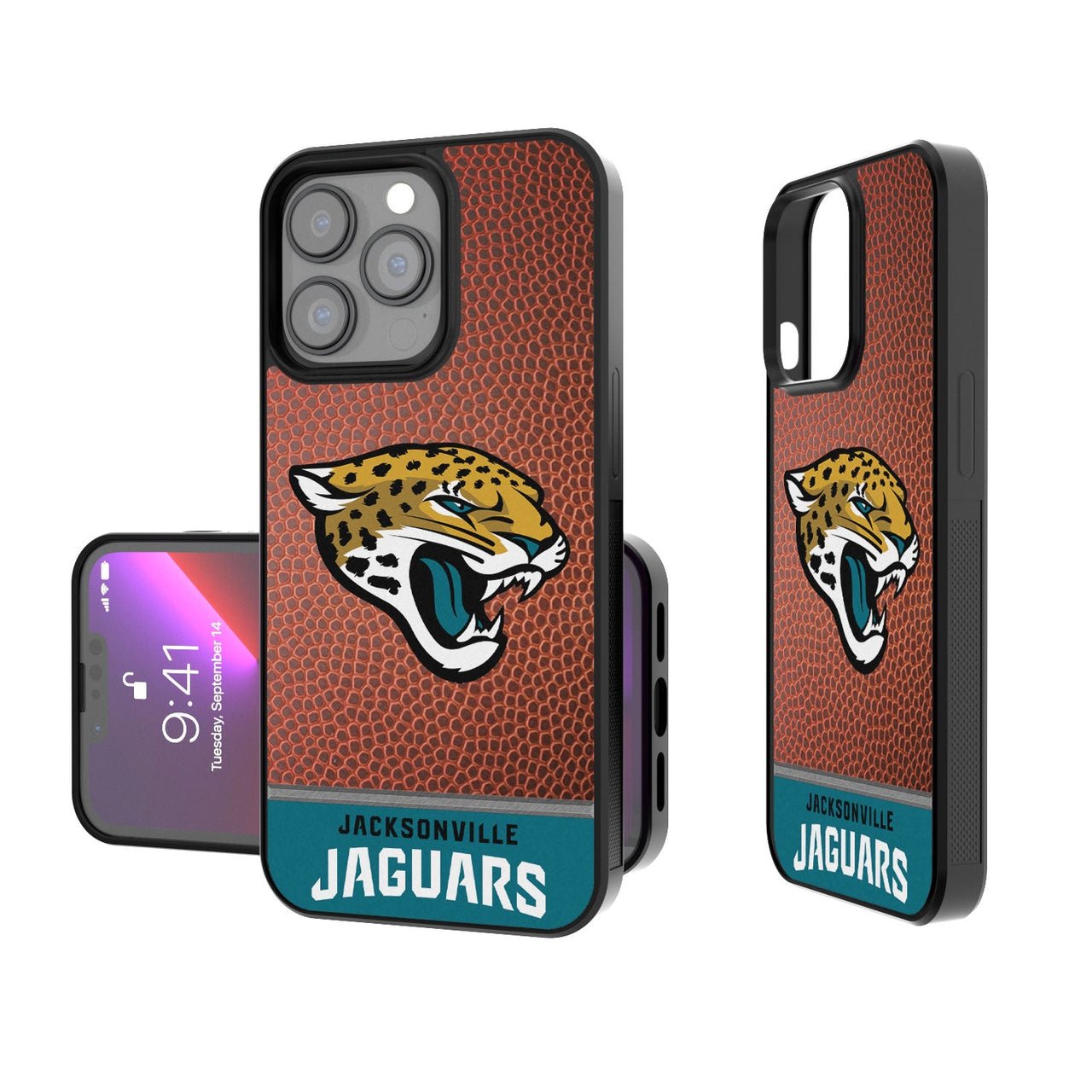 Jacksonville Jaguars Football Wordmark Bumper Case-0