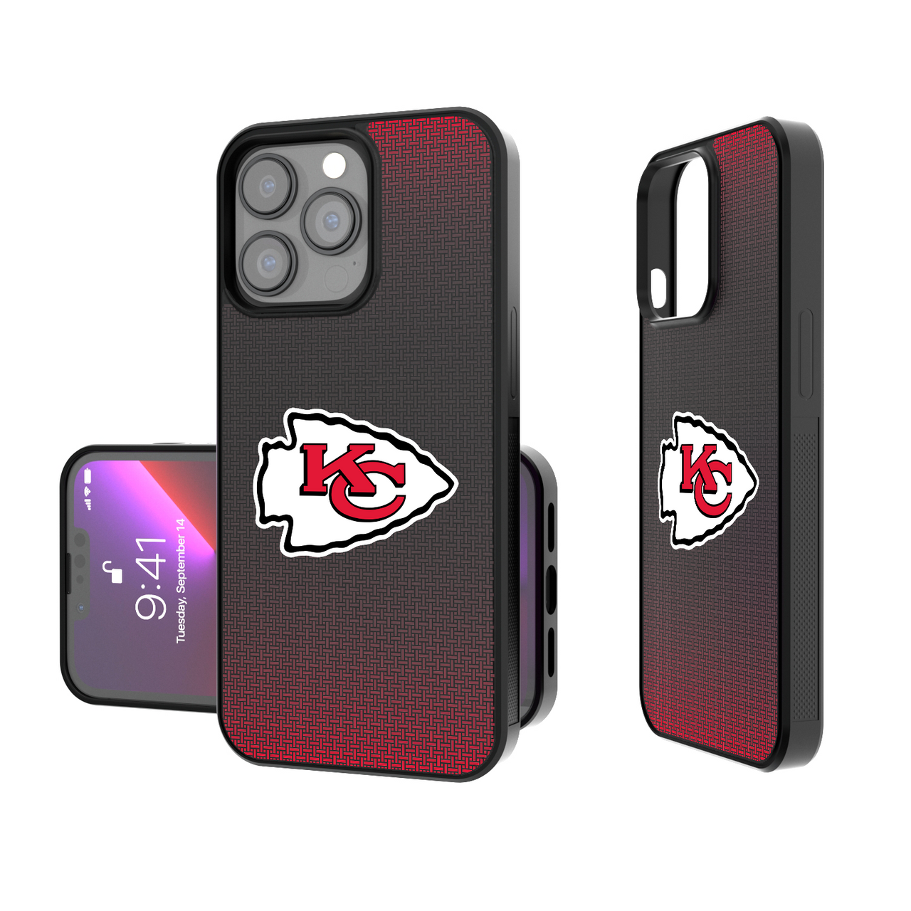 Kansas City Chiefs Linen Bump Phone Case-0