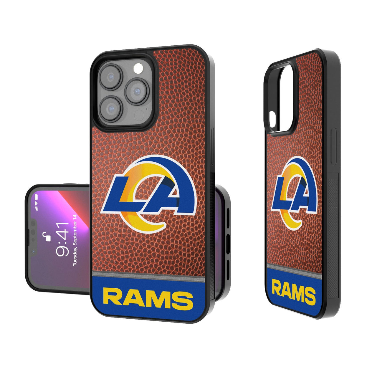 Los Angeles Rams Football Wordmark Bumper Case-0