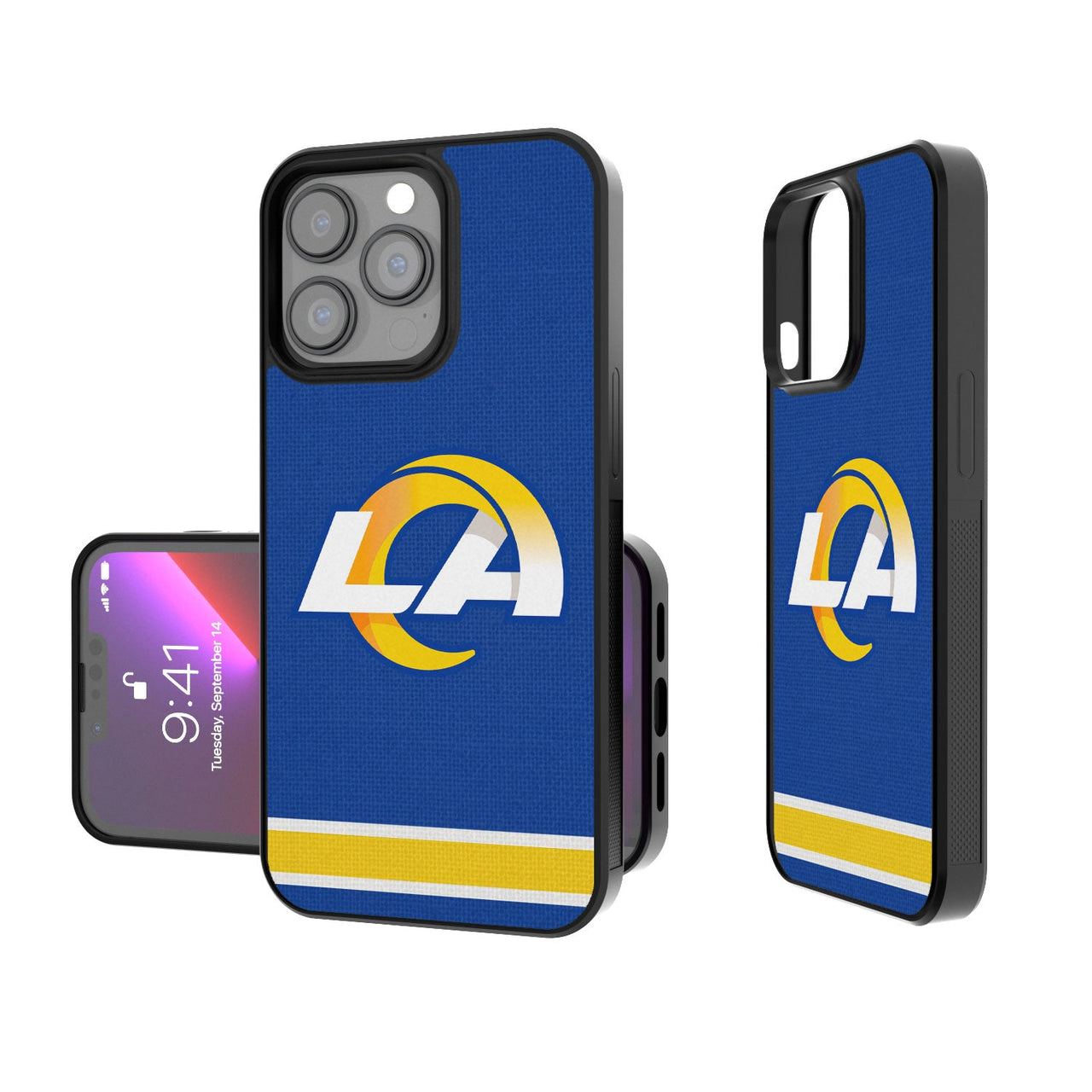 Los Angeles Rams Stripe Bumper Case-0