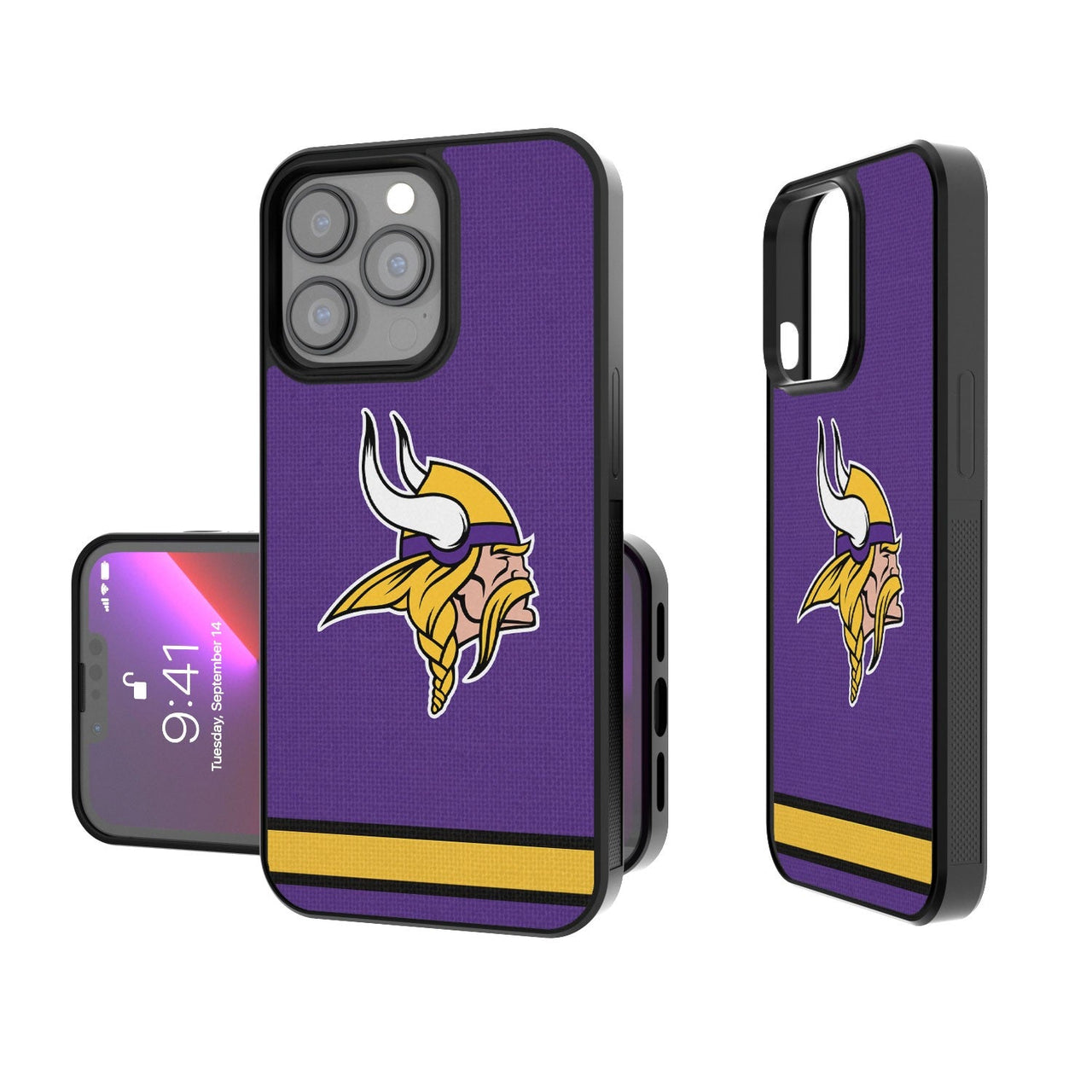 Minnesota Vikings Stripe Bumper Case-0