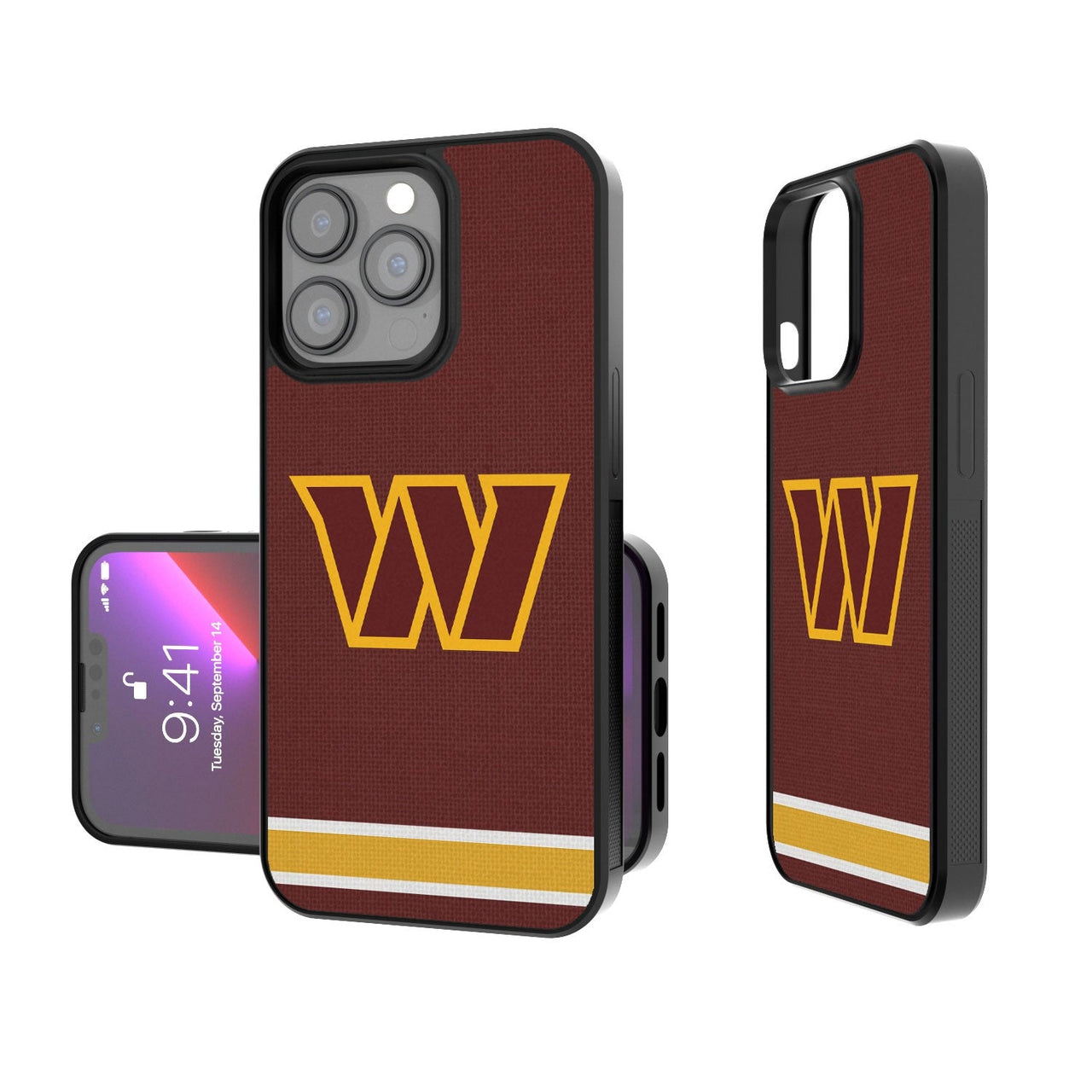 Washington Commanders Stripe Bumper Case-0