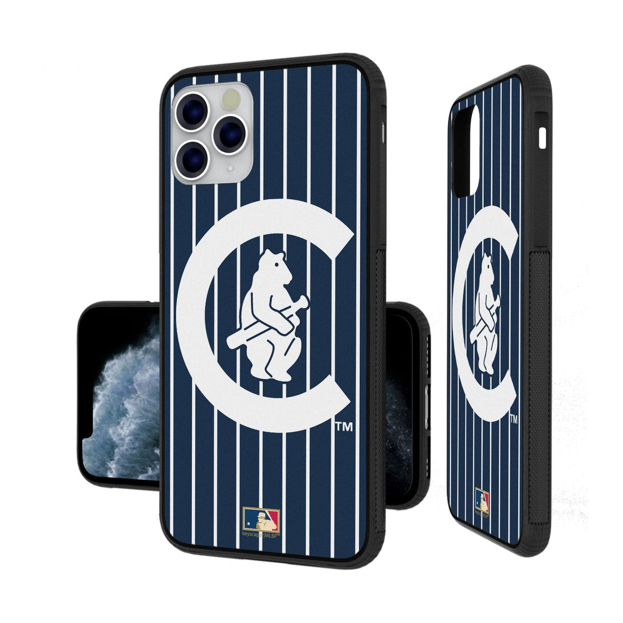 Chicago Cubs Home 1911-1912 - Cooperstown Collection Pinstripe Bumper Case-8