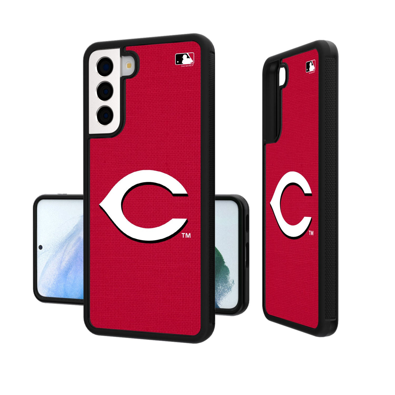 Cincinnati Reds Solid Bumper Case-19