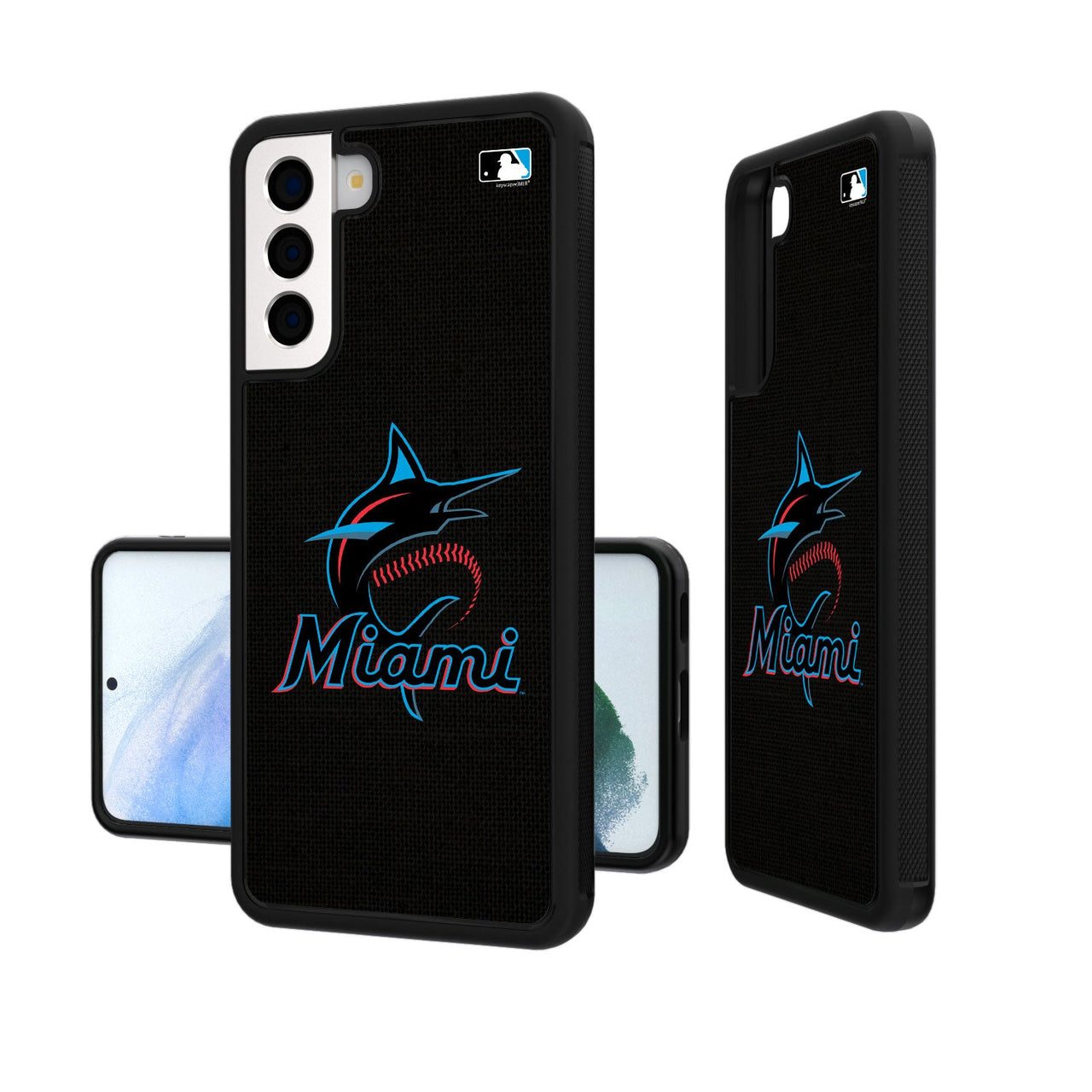 Miami Marlins Solid Bumper Case-19