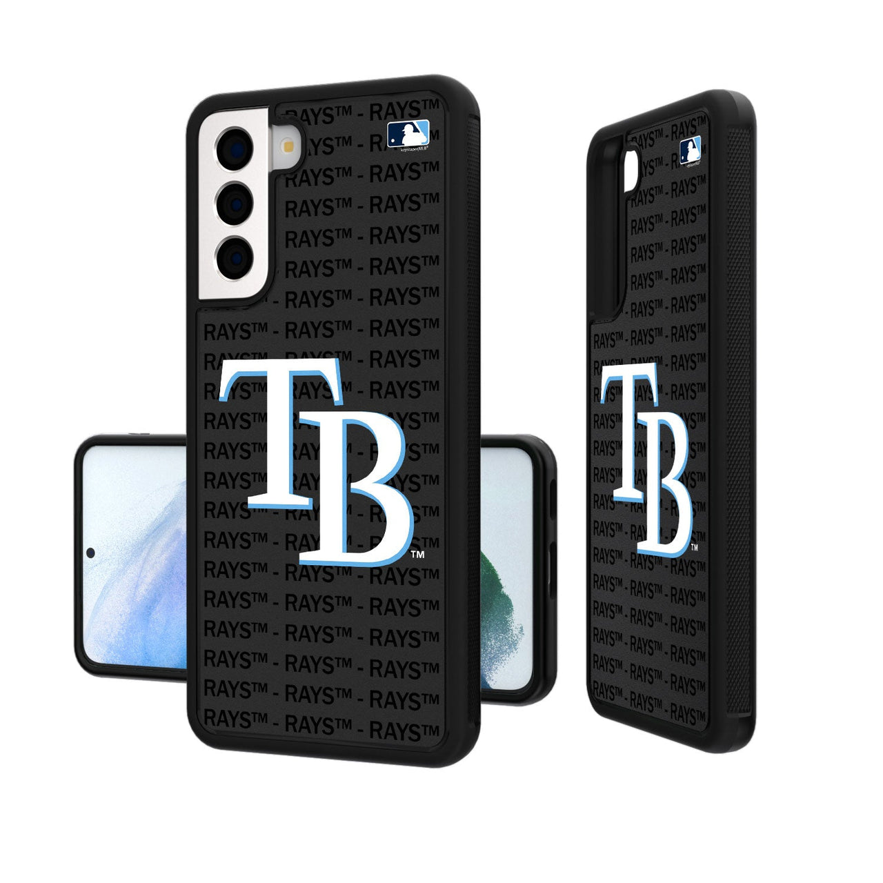 Tampa Bay Rays Blackletter Bump Case-1