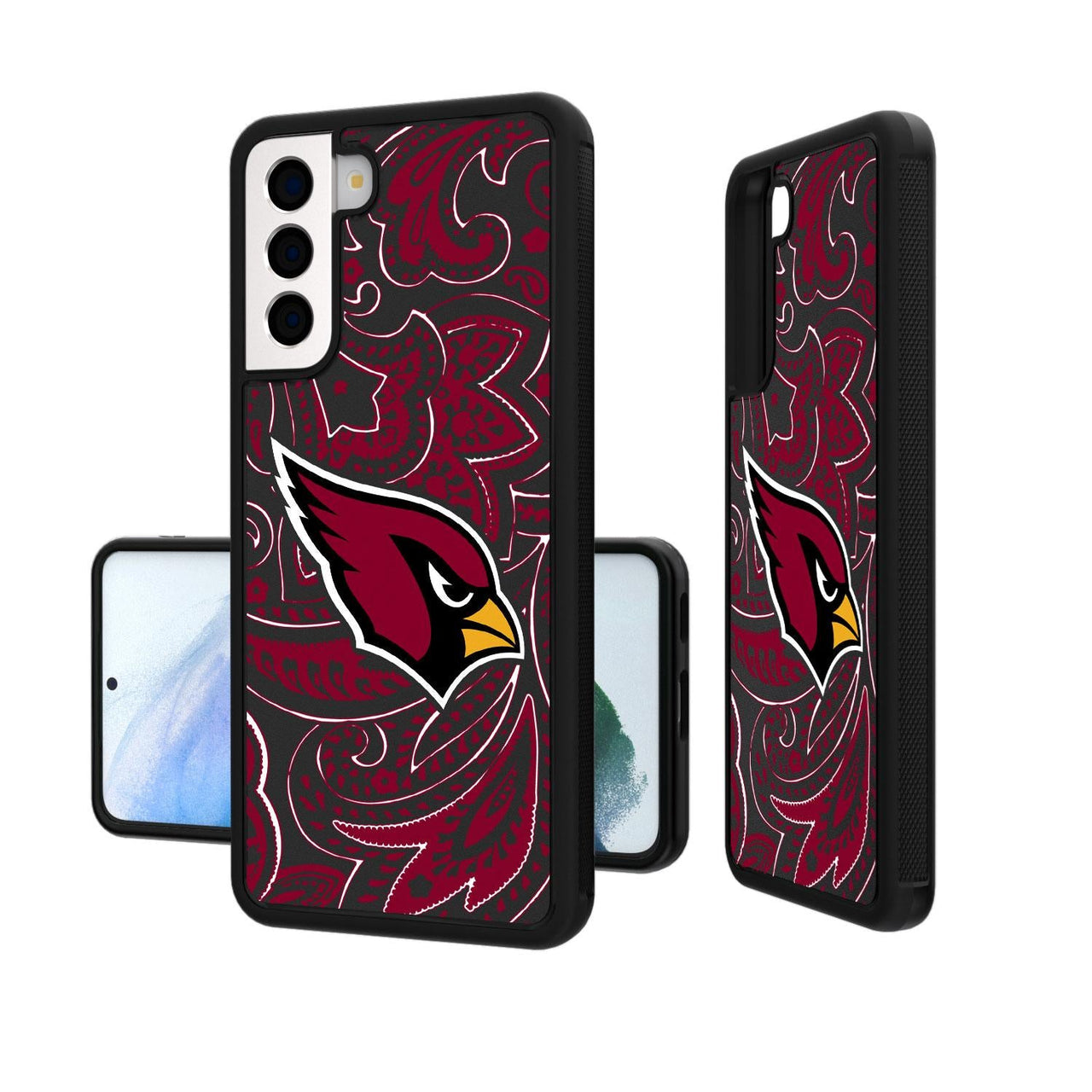 Arizona Cardinals Paisley Bump Case-1