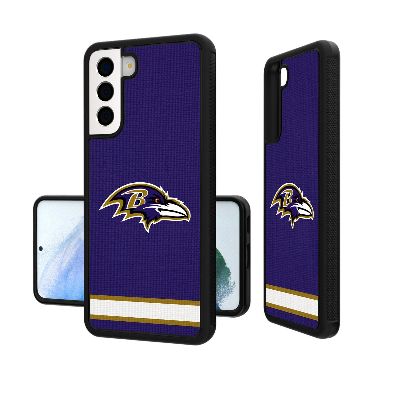 Baltimore Ravens Stripe Bumper Case-19