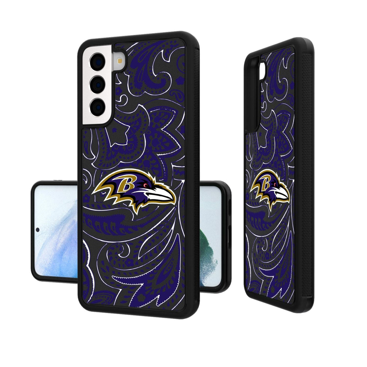 Baltimore Ravens Paisley Bump Case-1