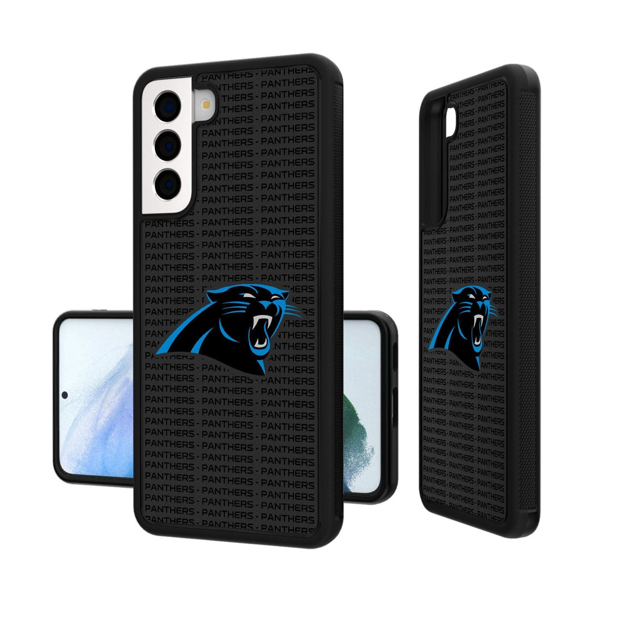 Carolina Panthers Blackletter Bump Case-1