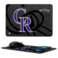 Thumbnail for Colorado Rockies Tilt 15-Watt Wireless Charger and Mouse Pad-0