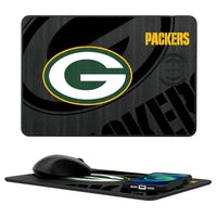 Thumbnail for Green Bay Packers Tilt 15-Watt Wireless Charger and Mouse Pad-0