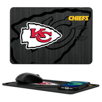 Thumbnail for Kansas City Chiefs Tilt 15-Watt Wireless Charger and Mouse Pad-0