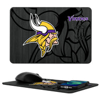 Thumbnail for Minnesota Vikings Tilt 15-Watt Wireless Charger and Mouse Pad-0