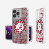 Thumbnail for Alabama Crimson Tide Paisley Clear Case-0