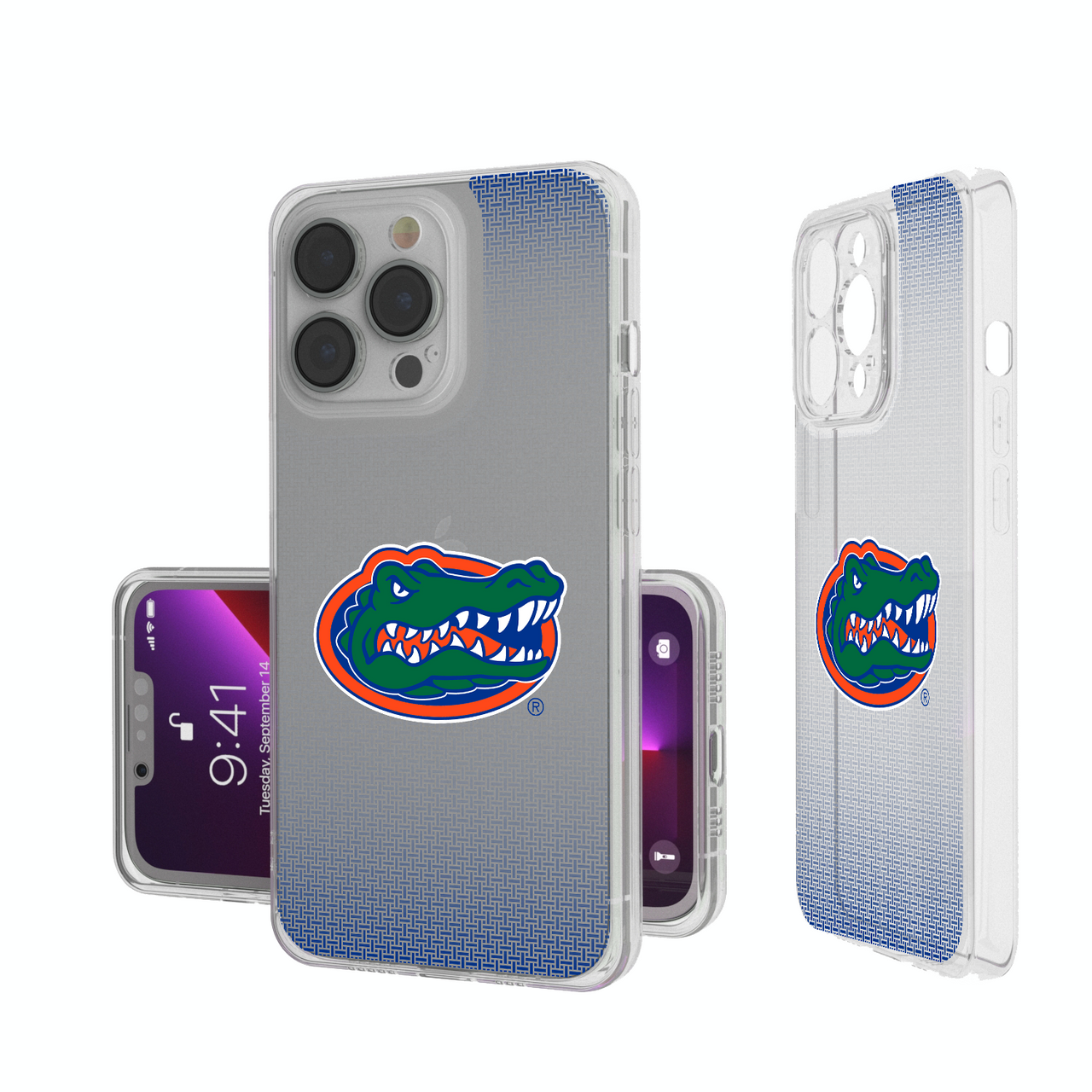 Florida Gators Linen Clear Phone Case-0