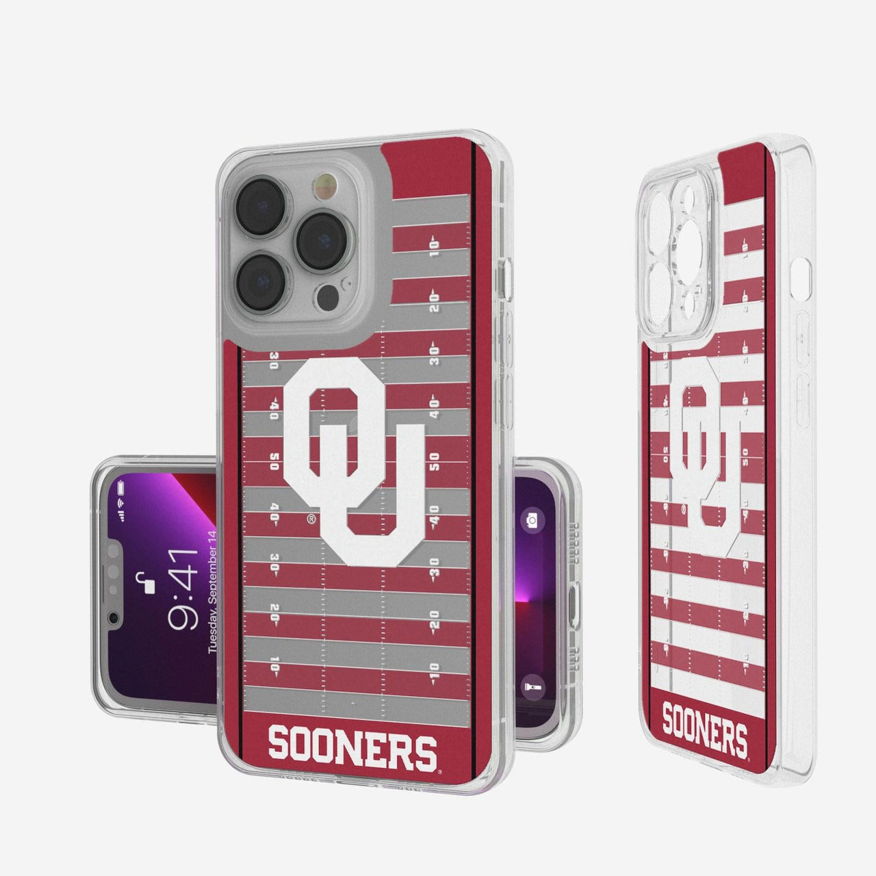 Oklahoma Sooners Football Field Clear Case-0