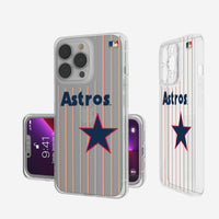 Thumbnail for Houston Astros 1975-1981 - Cooperstown Collection Pinstripe Clear Case-1