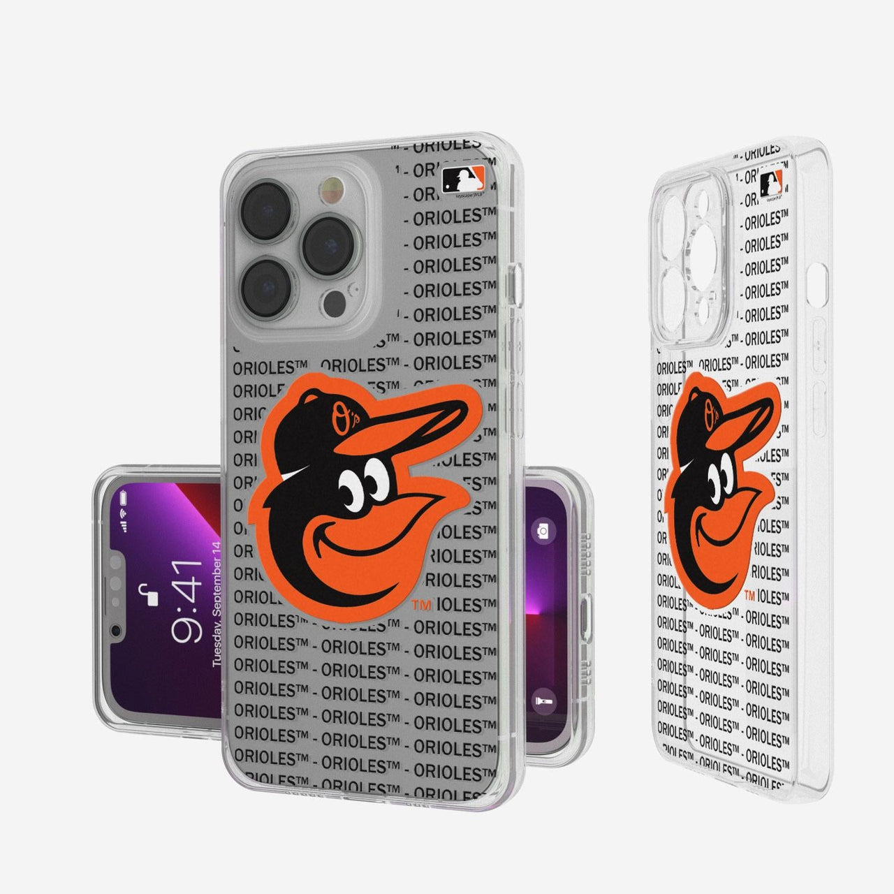 Baltimore Orioles Blackletter Clear Case-0