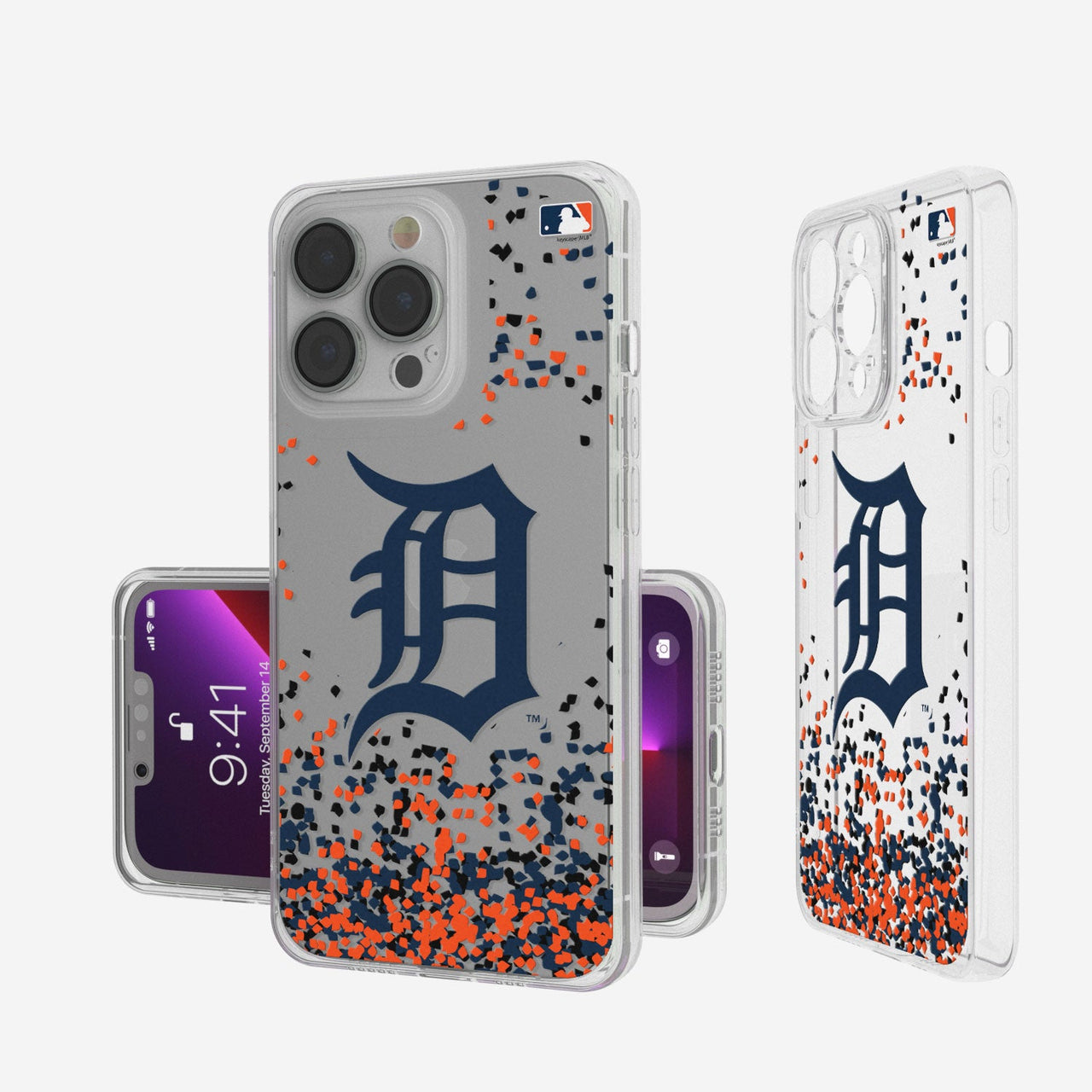 Detroit Tigers Confetti Clear Case-0