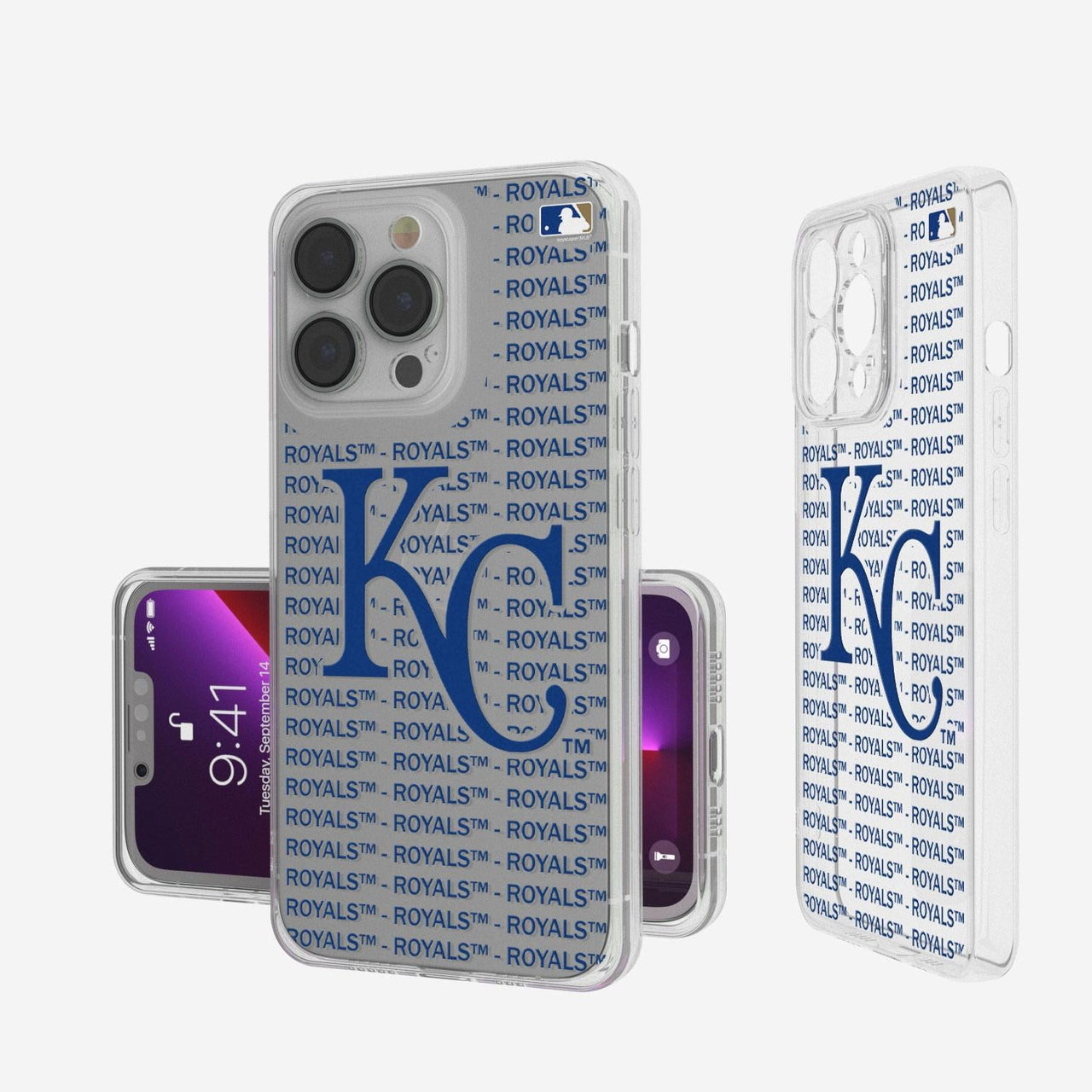 Kansas City Royals Blackletter Clear Case-0