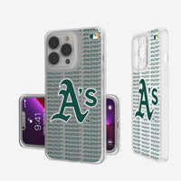 Thumbnail for Oakland Athletics Blackletter Clear Case-0