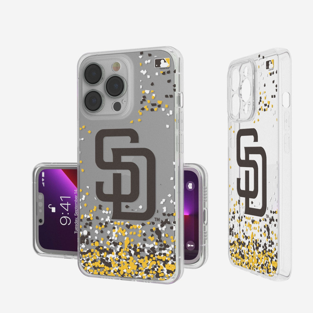 San Diego Padres Confetti Clear Case-0