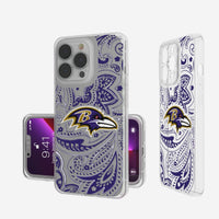 Thumbnail for Baltimore Ravens Paisley Clear Case-0