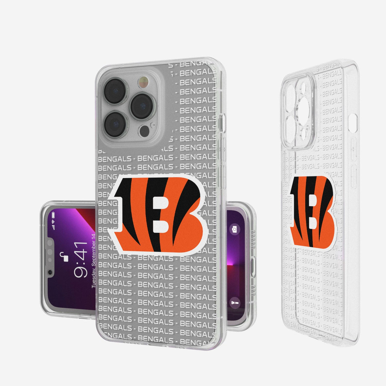 Cincinnati Bengals Blackletter Clear Case-0