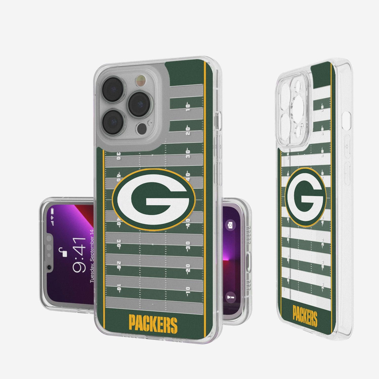 Green Bay Packers Football Field Clear Case-0