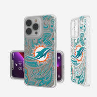 Thumbnail for Miami Dolphins Paisley Clear Case-0