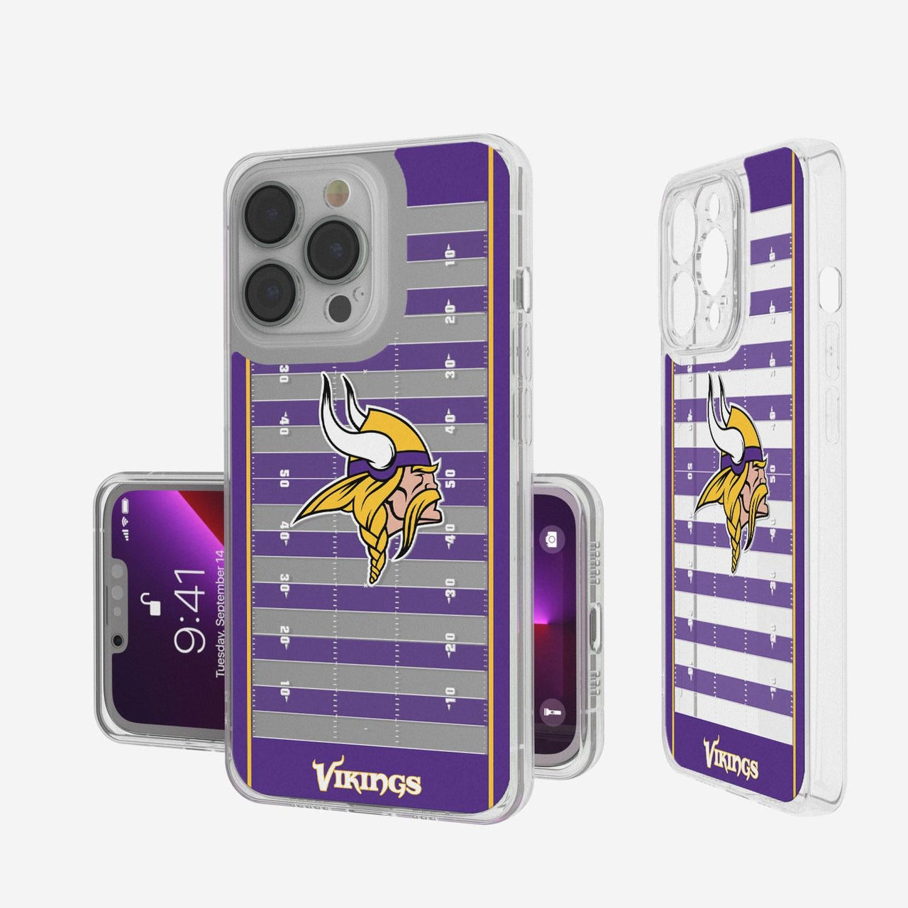 Minnesota Vikings Football Field Clear Case-0