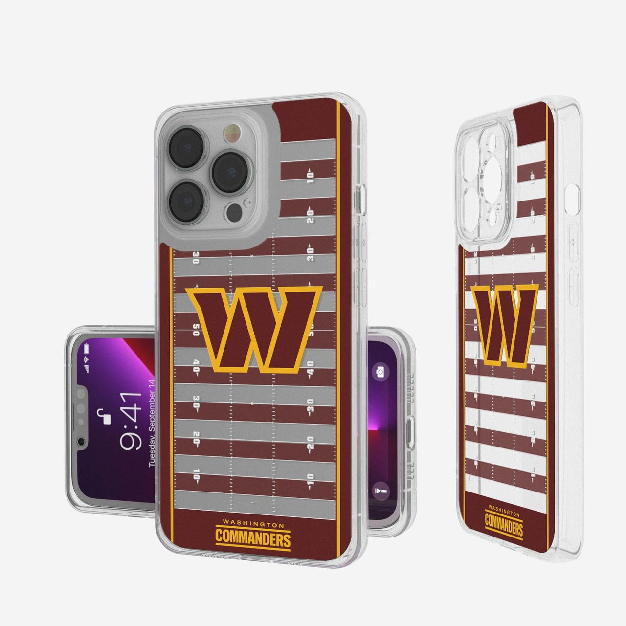 Washington Commanders Football Field Clear Case-0