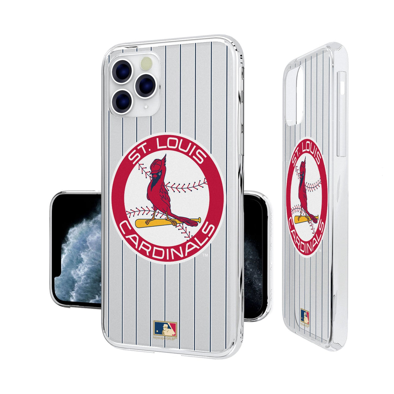 St Louis Cardinals 1966-1997 - Cooperstown Collection Pinstripe Clear Case-8