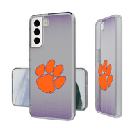 Thumbnail for Clemson Tigers Linen Clear Phone Case-1