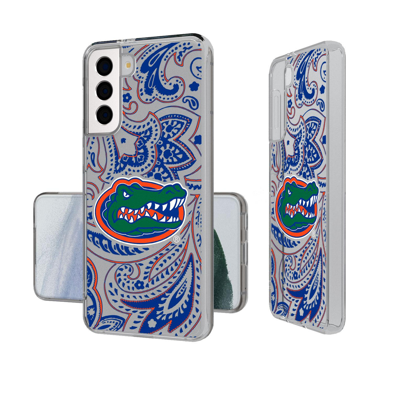 Florida Gators Paisley Clear Case-1