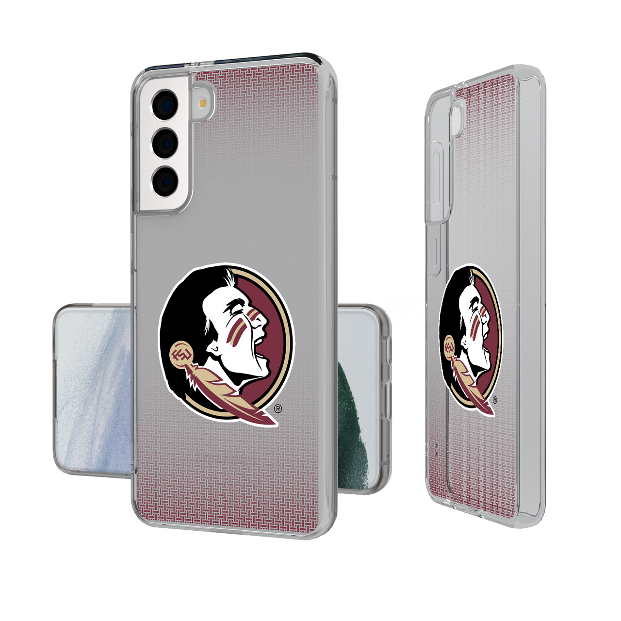 Florida State Seminoles Linen Clear Phone Case-1