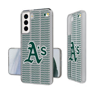 Thumbnail for Oakland Athletics Blackletter Clear Case-1