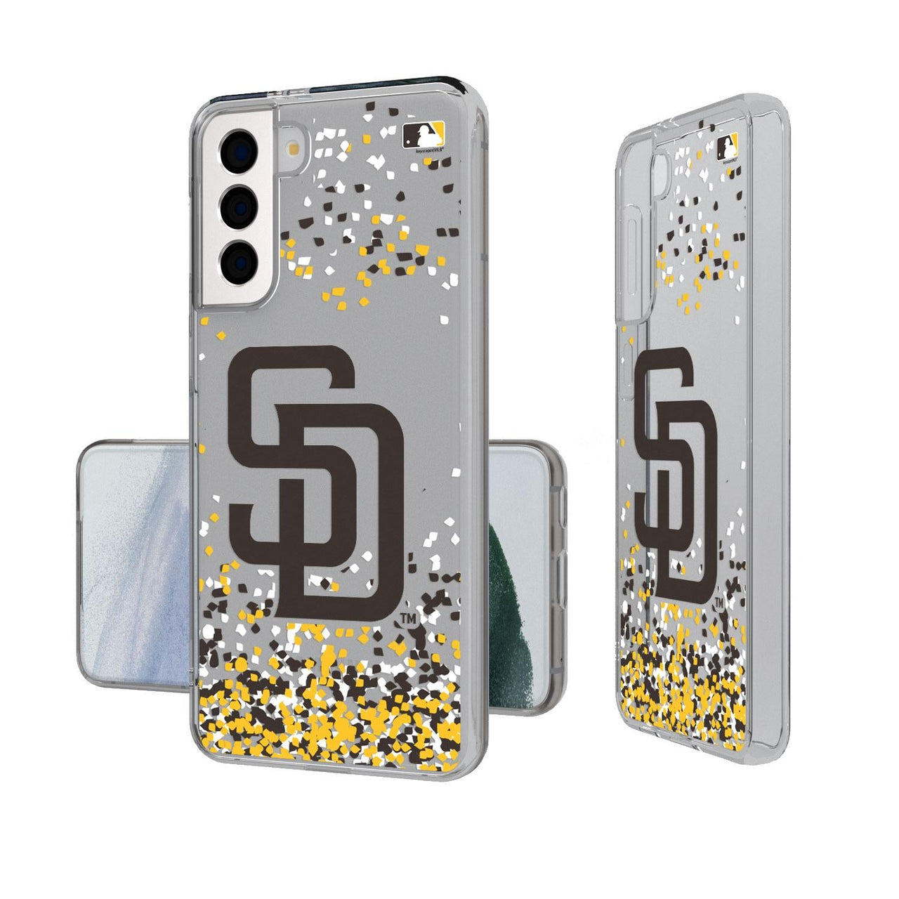 San Diego Padres Confetti Clear Case-1