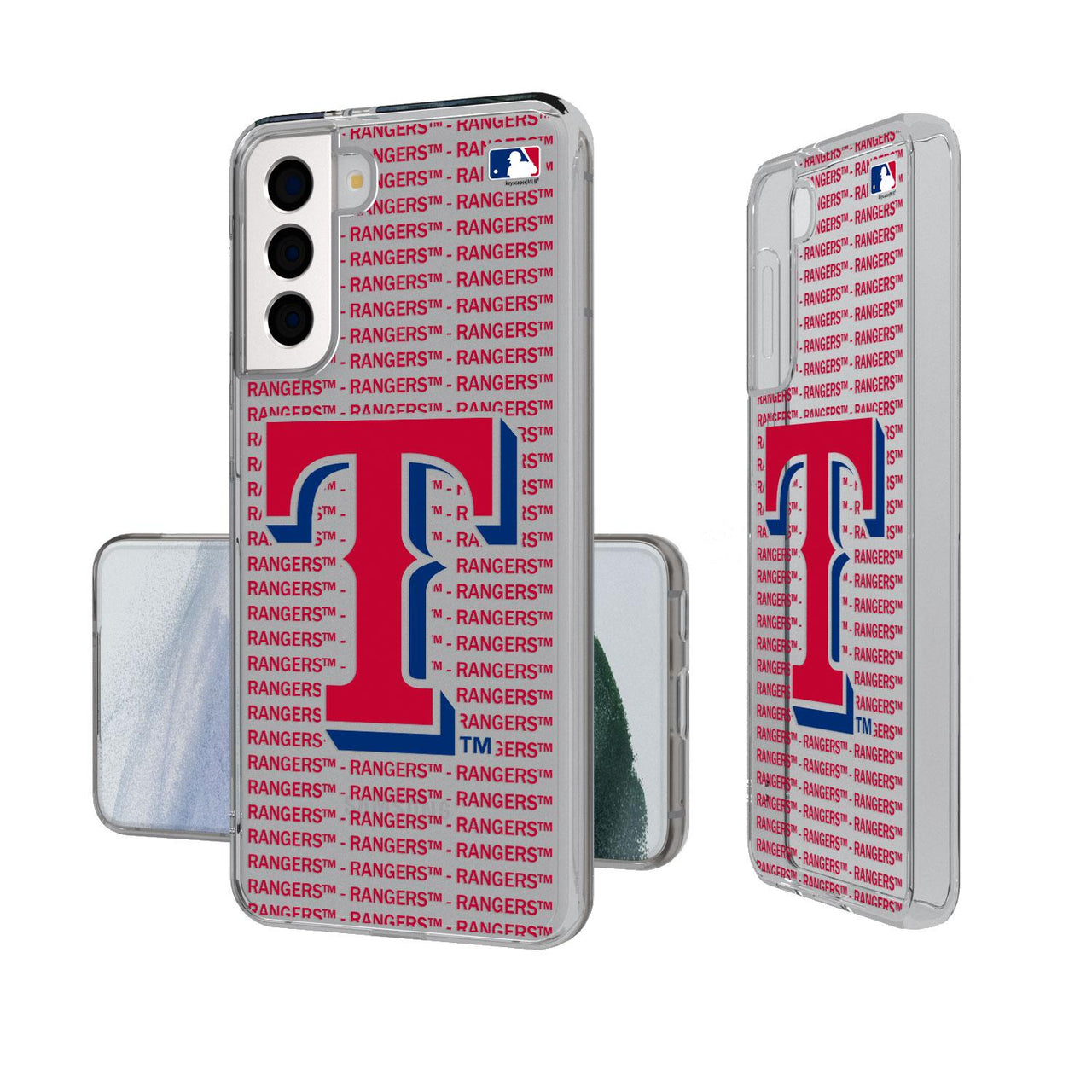 Texas Rangers Blackletter Clear Case-1